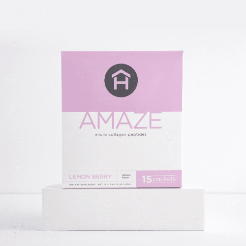 HealthyHome AMAZE micro collagen peptides, Lemon Berry, 15 packets