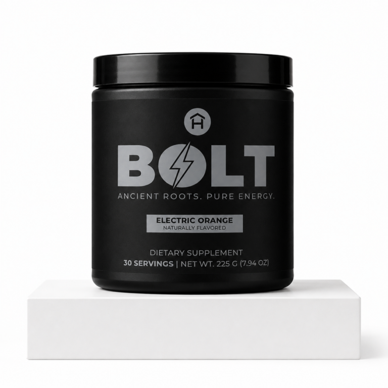 HealthyHome BOLT energy drink mix, Electric Orange, 30 servings
